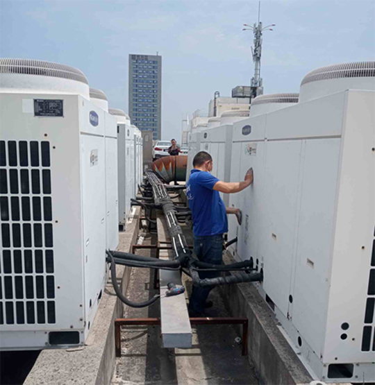 湖南中央空调制热和不制冷系统维修方法